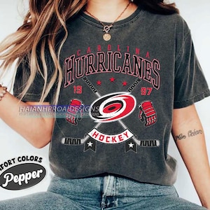 Carolina Hurricanes Hockey Comfort Colors T-shirt, Unisex Tee Shirt for Sports Fans, Graphic Sports Tee, Hurricanes Team Shirt, Hockey Fan