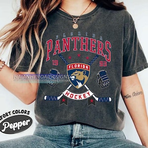 Florida Panthers Hockey Comfort Colors T-shirt, Unisex Tee Shirt for Sports Fans, Graphic Sports Tee, Panthers Team Shirt, Hockey Fan