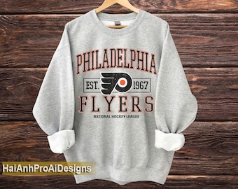Vintage Philadelphia Flyers Sweatshirt, Retro Philadelphia shirt, Flyers Hockey Fan shirt, Philadelphia Sweatshirt, Flyers hockey Tee