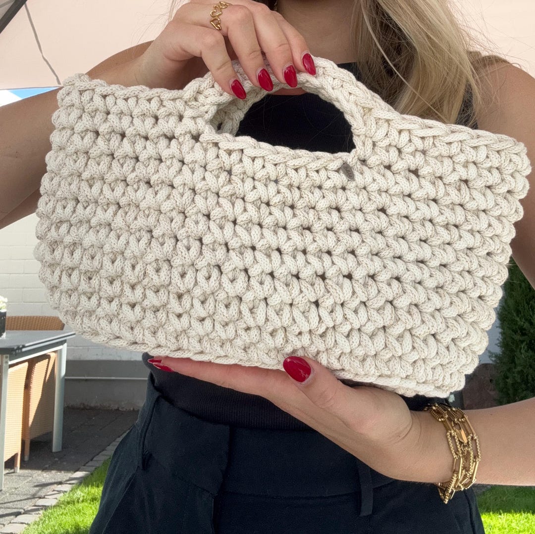 BASIC BAG - SUMMER Edition - Small Crochet Handbag - Etsy