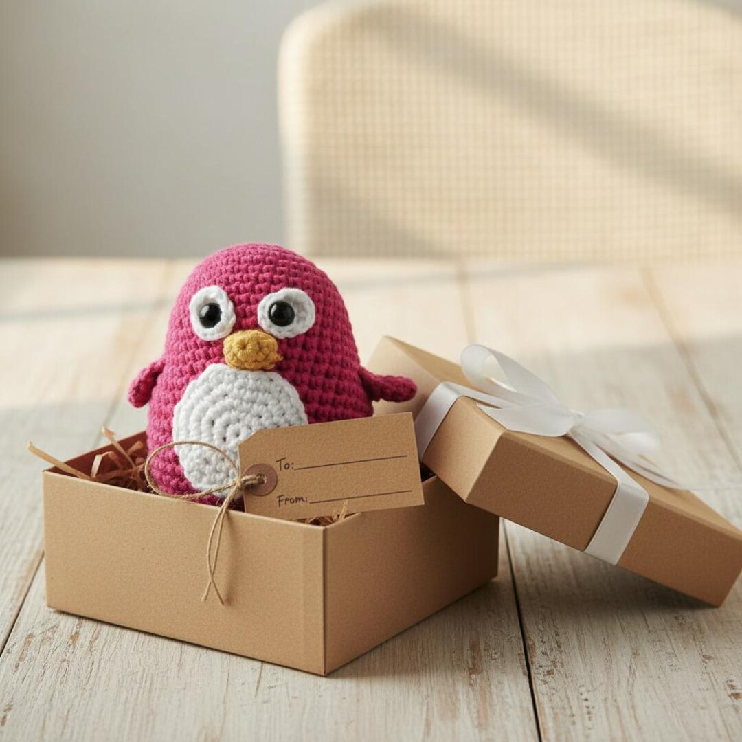 pocket-size-crochet-penguin-mini-amigurumi-plush-etsy