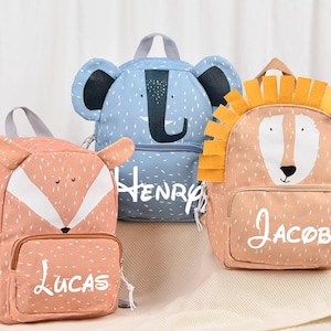 Sac à dos animal avec nom,Cartable personnalisé pour enfant,Cadeau personnalisé pour la fête des enfants,Sac à dos unique pour tout-petit,Cartable pour garçon fille,Sac à dos