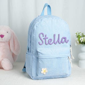 Cartable pour enfant avec nom, cartable personnalisé pour enfant, sac à dos personnalisé pour tout-petit, sac à dos avec nom pour enfant, sac de voyage pour enfant, cadeau d'anniversaire pour enfant