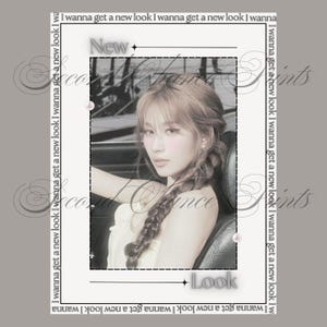 Sana New Look Poster | Aesthetic Kpop Room Decor | Printable Kpop Wall Art | Digital Download