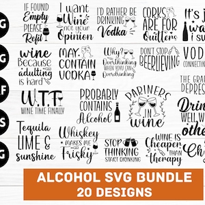 Ensemble Svg alcool, Svg dessous de verre, Svg citations alcool, vin Svg, Svg bière, Svg alcool drôle, Svg de dessous de verre, Whisky Svg, Boire Svg
