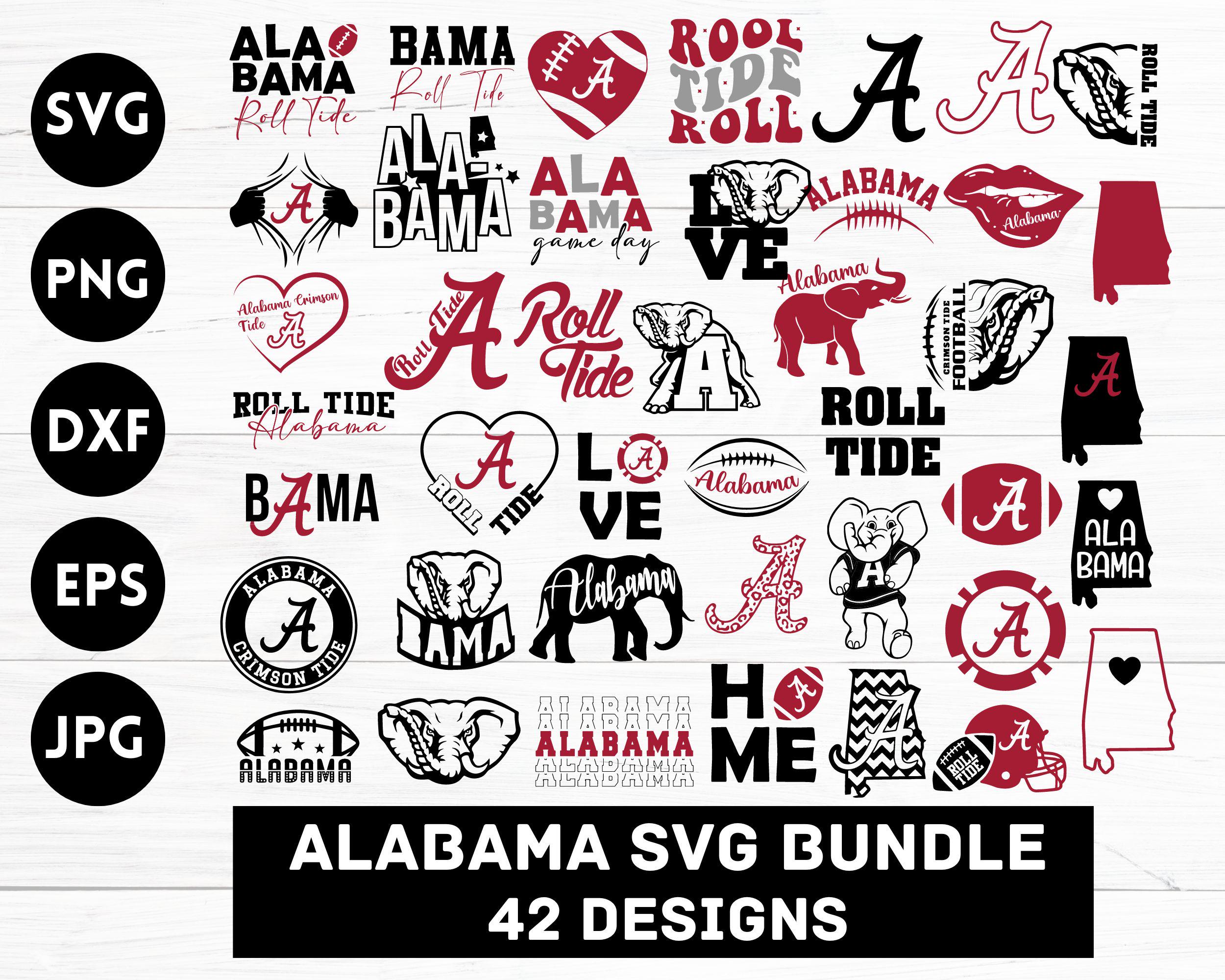 Alabama Svg, Alabama Png, Alabama Crimson Svg, Alabama Sweatshirt, Crimson Svg, Alabama Football Svg, Alabama State Svg Svg Files For Cricut
