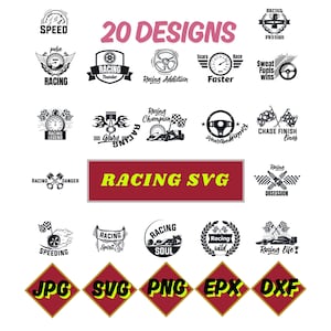 Racing SVG Bundle, Racing quote svg, Racing T-shirt Design, Car Racing Svg, Race Day Yall svg, Checkered Flag Svg, Racing SVG, SvgCraftor