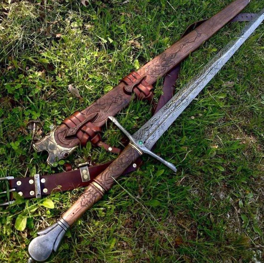 Espadas vikingas de batalla