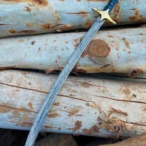 Personnalisé fait main en acier damas Ertugrul cimeterre arabe turc épée Micarta poignée cadeau pour lui, cadeau d'anniversaire, épée islamique arabe