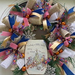 Winnie the Pooh and Friends Christmas wreath