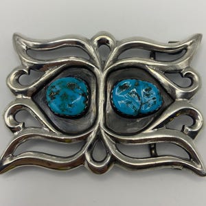 Vintage Turquoise Belt Buckles - Etsy