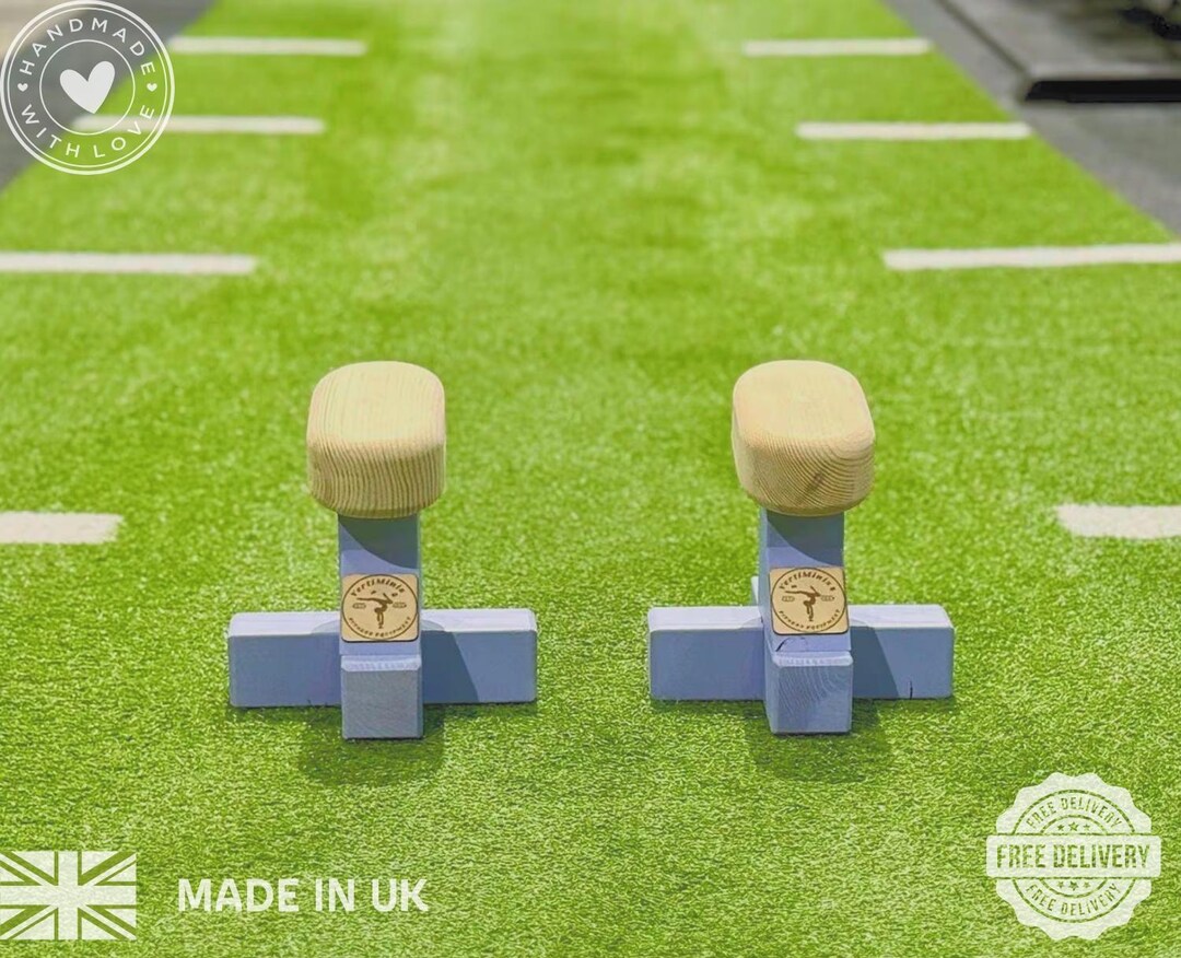 Vertimini™ Handstand Blocks - Lilac Wood, Ergonomic Design - Gymnastics ...