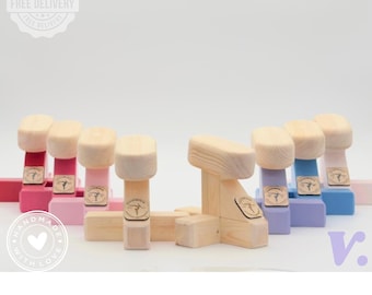 Mini Handstand Canes | Gymnastics Equipment | Handstand Bars & Wooden Parallettes | Gymnastics Blocks | Calisthenics Training | Home Workout