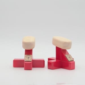 Mini Handstand Canes | Gymnastics Equipment | Handstand Bars & Wooden Parallettes | Gymnastics Blocks | Calisthenics Training | Home Workout image 14