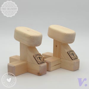 Mini Handstand Canes | Gymnastik-Ausrüstung | Handstandstangen & Holzparalletten | Gymnastik-Blöcke | Calisthenics Training | Heimtraining
