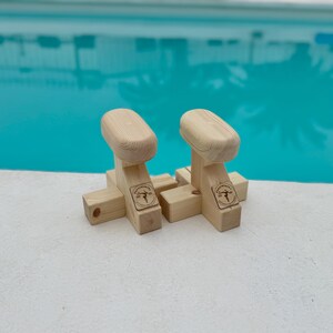 Mini Handstand Canes | Gymnastics Equipment | Handstand Bars & Wooden Parallettes | Gymnastics Blocks | Calisthenics Training | Home Workout image 10