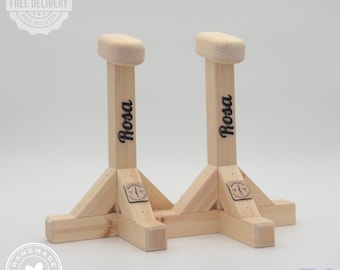Handstand Canes | Personalised Gymnastics Equipment | Handstand Bars & Wooden Parallettes | Gymnastics Blocks | Calisthenics Training