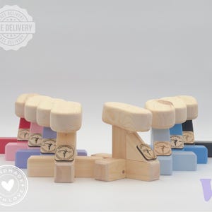 Mini Handstand Canes | Gymnastics Equipment | Handstand Bars & Wooden Parallettes | Gymnastics Blocks | Calisthenics Training | Home Gym