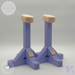 WOODPOWER® BalanceBlocks (Comfort Edition), handstandblokken en yogablok in één, ondersteun je polsen bij bodygewichtstraining, gymnastiek, acrobatiek, yoga en meer (2 stuks