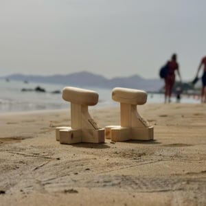 Mini Handstand Canes | Gymnastics Equipment | Handstand Bars & Wooden Parallettes | Gymnastics Blocks | Calisthenics Training | Home Workout image 4