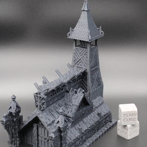 Tabletop Terrain Viking Temple Warchief Dnd RPG Wargame Skirmish 28mm