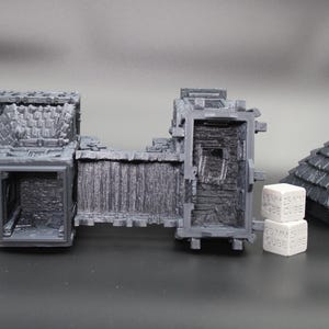 Tabletop Terrain Garrison Guard Post Barracks Dnd RPG Skirmish 28mm - Etsy