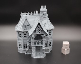 Tabletop Terrain Fantasy Modest Manor House Dnd RPG wargame skirmish 28mm