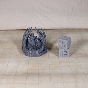 Tabletop Terrain Elven Fountain Gazing Pool Dnd RPG wargame skirmish 28mm