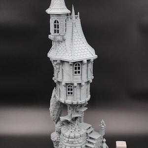 Tabletop Terrain Fantasy Mad Wizard Tower Dnd RPG wargame skirmish 28mm
