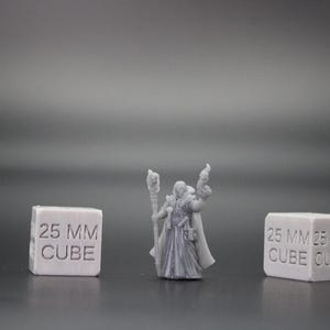 Necromancer Wizard Sorcerer 32mm Miniature Dnd Skirmish Oldhammer