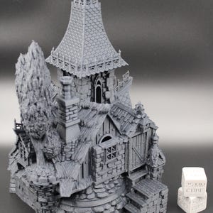 Tabletop Terrain Fantasy Manor House Dnd RPG wargame skirmish 28mm
