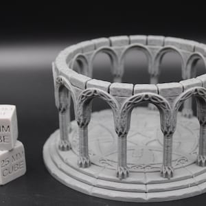 Tabletop Terrain Celestial Temple Elven Dnd RPG wargame skirmish 28mm
