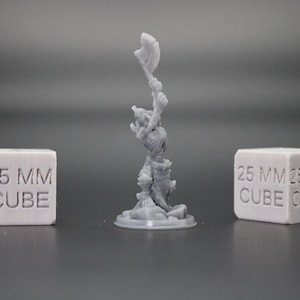 Skeleton Knight Undead Armored Raised Great Axe 32mm Miniature Dnd Skirmish