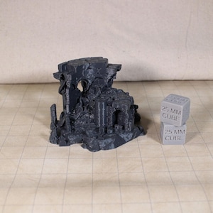 Tabletop Terrain Elven Ruin Fort Outpost Tower Dnd RPG wargame skirmish 28mm