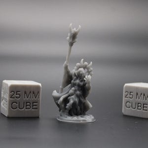 Necromancer Mage Wizard Warlock 32mm Miniature Dnd Skirmish