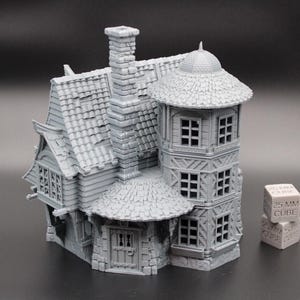 Tabletop Terrain Fantasy Forgotten Manor House Dnd RPG wargame skirmish 28mm