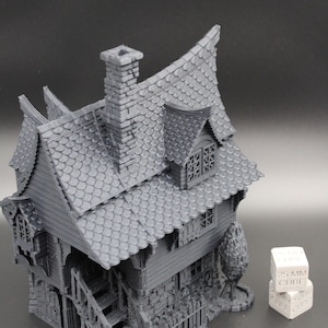 Tabletop Terrain Fantasy Estate Manor House Merchant Dnd RPG wargame skirmish 28mm