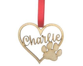 Pet Name Ornament