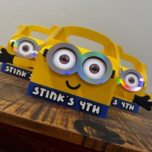 Minion Party Favor Box