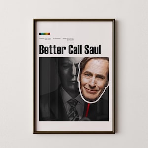Better Call Saul TV Series Poster, Saul Goodman, Favorite Movie/TV Series Poster, Wall Decor Poster, Home Poster,Home Decor, Framed Poster