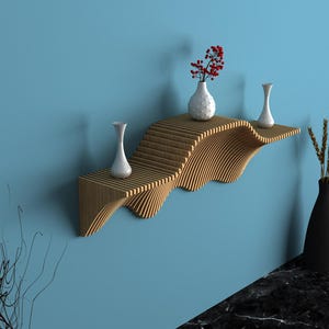 Parametric Wooden Wall Decor, Parametric Minimalist Wall Art, Parametric Sustainable Home Decor, Parametric Modern Design