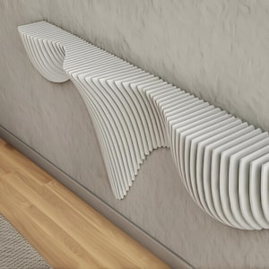 Wall Mounted Floating Corner Wall Shelf - Floating Shelf -Decorative Shelf - Wall Decoration - Living Room Decoration - Office Decoration