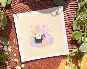 Süßer Anime Spirit Adventures mit Sakura Square Druck