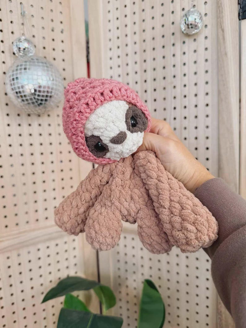 Simon Sloth Lovey Crochet Pattern Digital Download Beginner Friendly ...