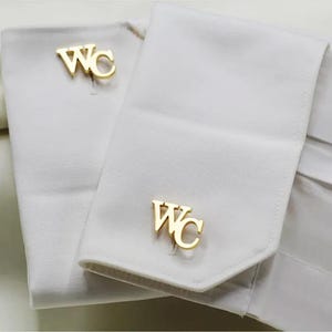 Personalized Name Cufflinks , Groom Wedding Cufflinks , Custom Initial Cufflinks , Wedding Gifts, Customized Cufflink.