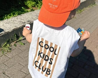 Cool Kids Club iron-on transfer for children | DTF iron-on transfer | Retro children's iron-on transfer | T-shirt & sweater | A5