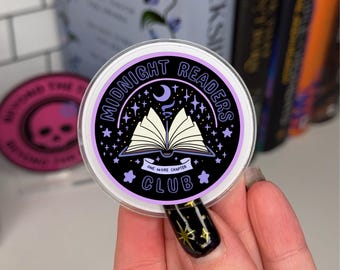 Midnight Readers Club eReader Grip | Phone Grip | eReader Holder | Book Lover Gift | Bookish Accessories | Reading Gift | Kindle Grip