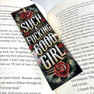 Such a Good Girl Bookmark | Reading Gifts | Unique Bookmark | Bookish Door Hanger | Book Lover Gift | Bookish Gift Ideas