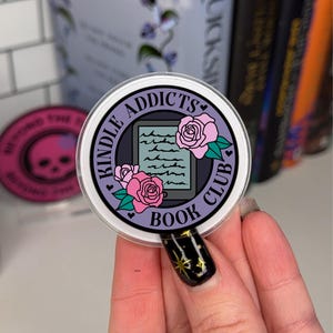 Kindle Addict Book Club eReader Grip | Phone Grip | eReader Holder | Book Lover Gift | Bookish Accessories | Reading Gift | Kindle Grip