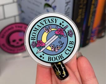 Romantasy Book Club eReader-Griff | Handy Griff | eReader Halter | Buchliebhaber Geschenk | Bücherwurm Accessoires | Lese Geschenk | Kindle Griff